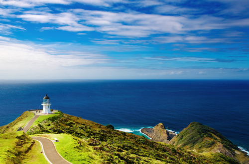 Path to a distant lighthouse